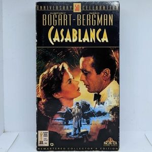 Casablanca (1942) 50th Anniversary VHS cassette movie